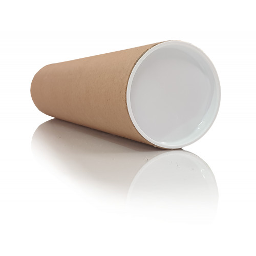 Long Cardboard Poster Tubes Mailing Tube Storage with Caps Postal